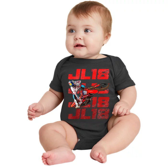 Dirt Bike Design Motocross And Supercross Dad Fathers Day Baby Bodysuit