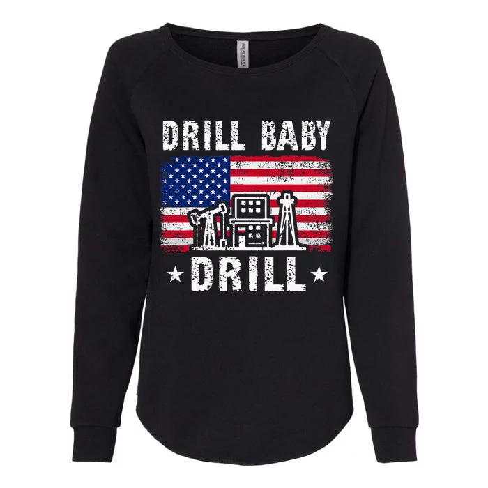 Drill Baby Drill Trump 2024 4th Of July Political Womens California Wash Sweatshirt