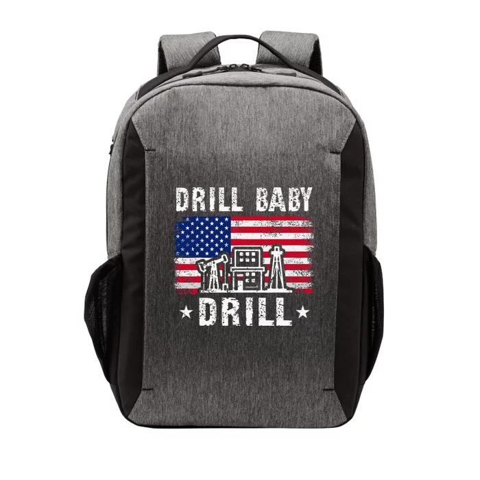 Drill Baby Drill Trump 2024 4th Of July Political Vector Backpack