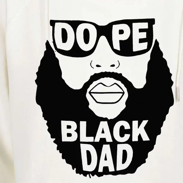 Dope Black Dad Gift Fathers Day Womens Funnel Neck Pullover Hood