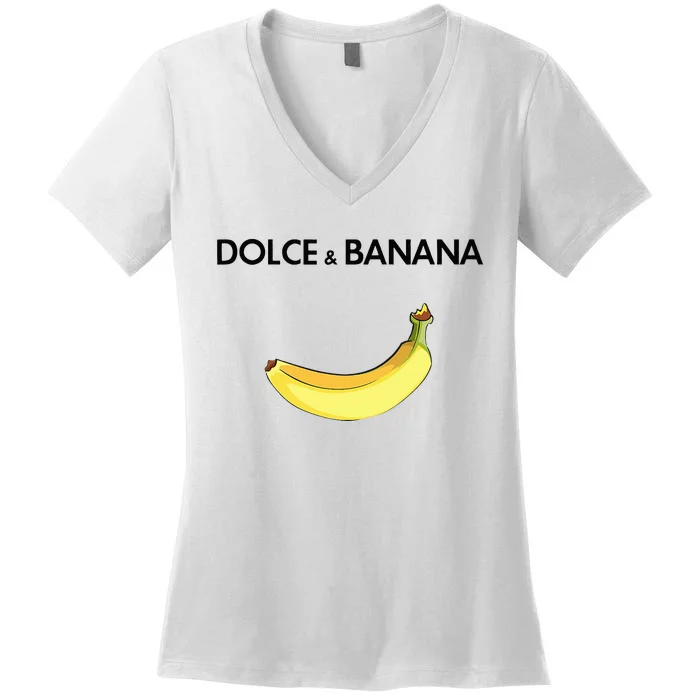 Dolce & Banana Women's V-Neck T-Shirt