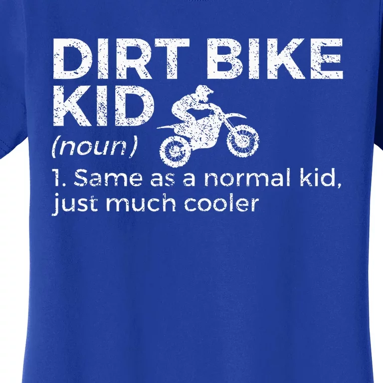 Dirt Bike Definition Motocross Women's T-Shirt