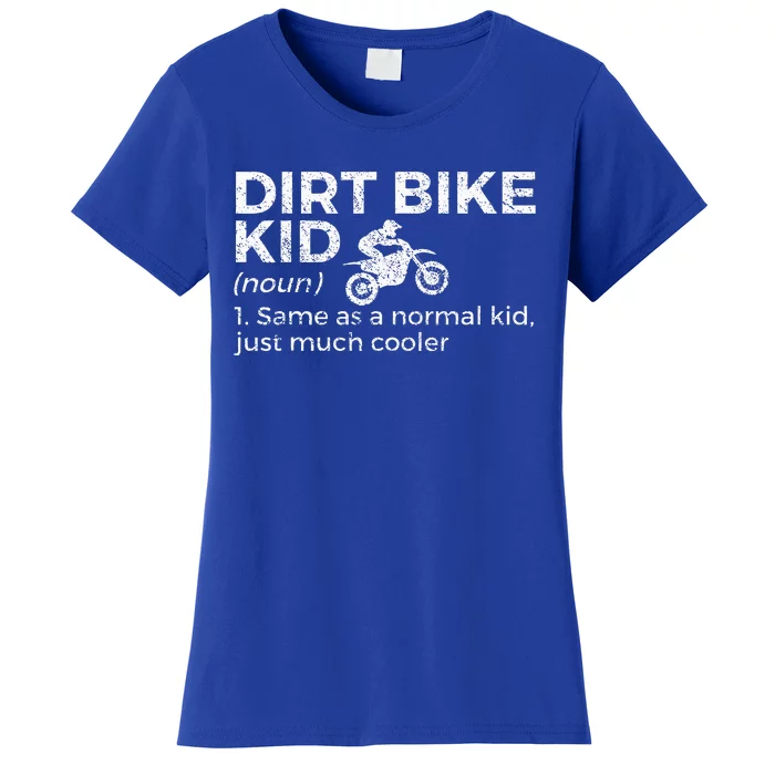 Dirt Bike Definition Motocross Women's T-Shirt