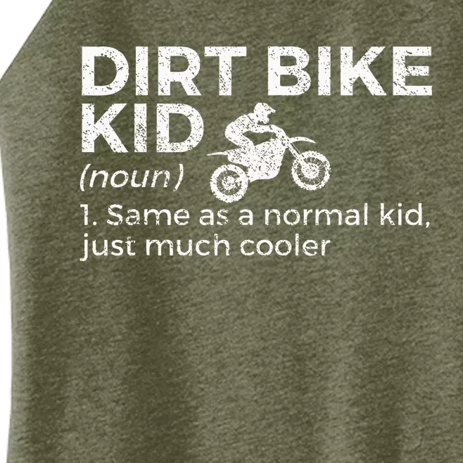 Dirt Bike Definition Motocross Women’s Perfect Tri Rocker Tank