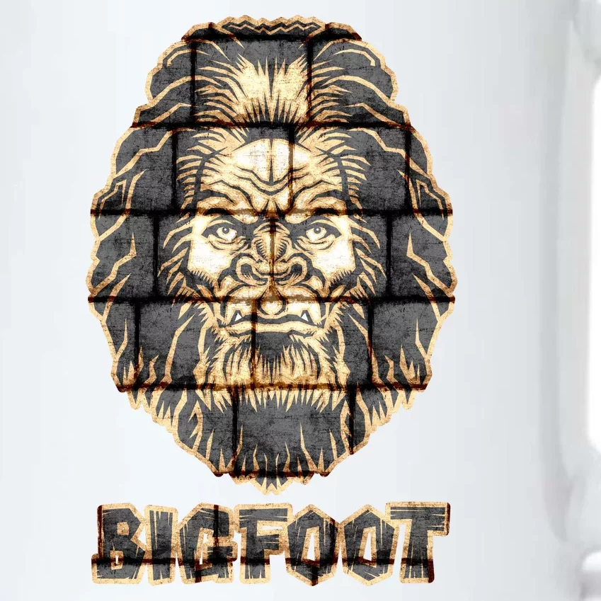 Distressed Bigfoot Black Color Changing Mug