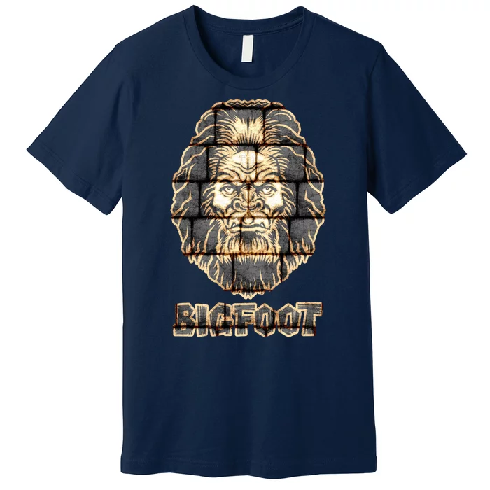 Distressed Bigfoot Premium T-Shirt