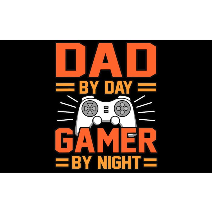 Dad By Day Gamer By Night Father’s Day Daddy Father Graphic Bumper Sticker