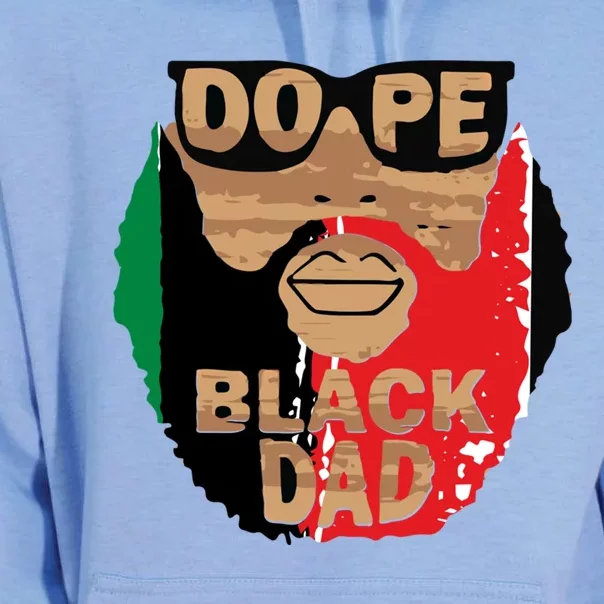 Dope Black Dad Black Fathers Matter Unapologetically Dope Great Gift Unisex Surf Hoodie