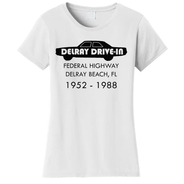 Delray Beach Drive In Theater Women's T-Shirt