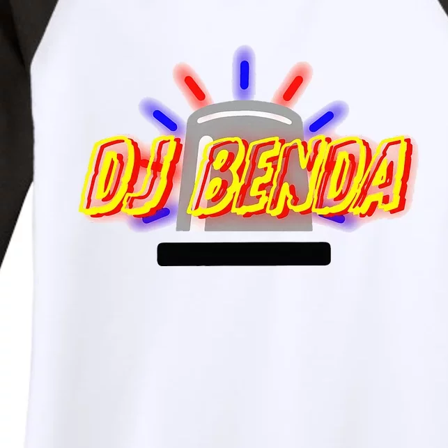 Dj Benda Women's Tri-Blend 3/4-Sleeve Raglan Shirt