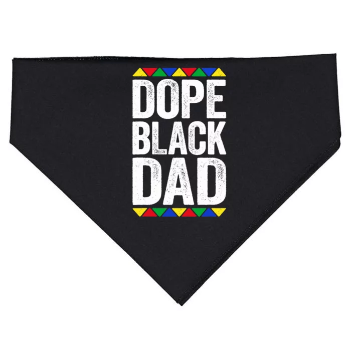 Dope Black Dad Black Pride USA-Made Doggie Bandana