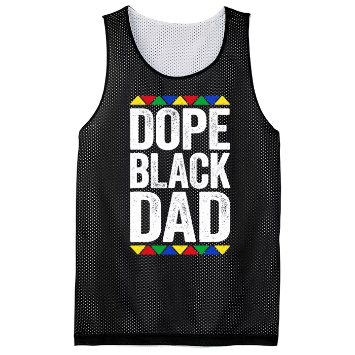 Dope Black Dad Black Pride Mesh Reversible Basketball Jersey Tank