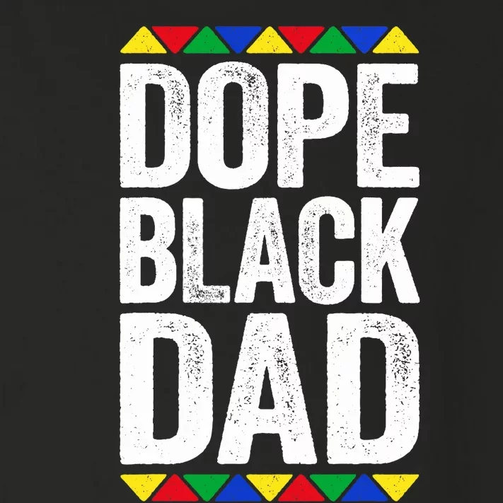 Dope Black Dad Black Pride Toddler Long Sleeve Shirt