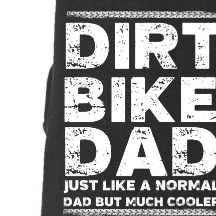 DIRT BIKE DAD Bike Cute Gift Motocross Enduro Funny Gift Doggie 3-End Fleece Hoodie