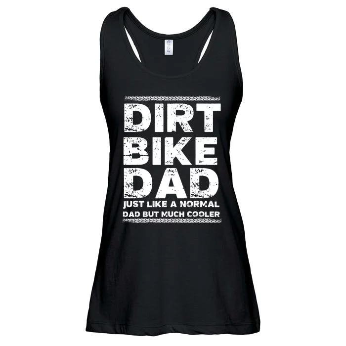 DIRT BIKE DAD Bike Cute Gift Motocross Enduro Funny Gift Ladies Essential Flowy Tank