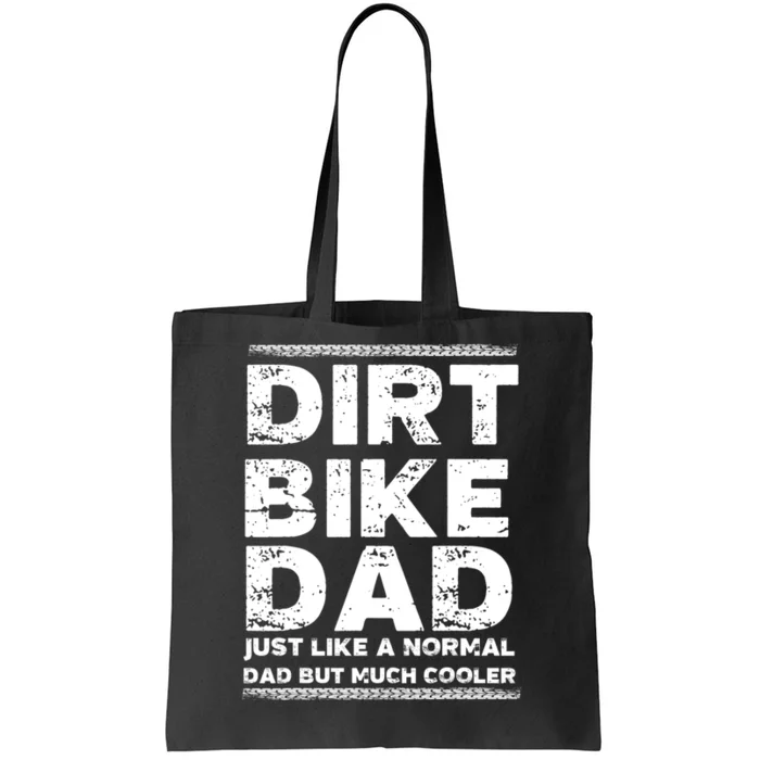 DIRT BIKE DAD Bike Cute Gift Motocross Enduro Funny Gift Tote Bag