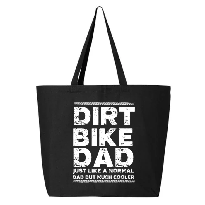 DIRT BIKE DAD Bike Cute Gift Motocross Enduro Funny Gift 25L Jumbo Tote