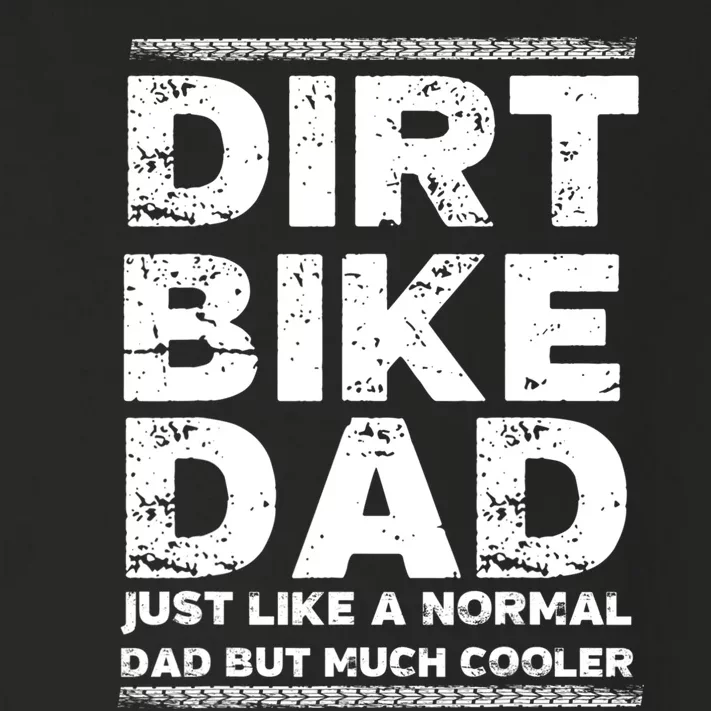 DIRT BIKE DAD Bike Cute Gift Motocross Enduro Funny Gift Toddler Long Sleeve Shirt