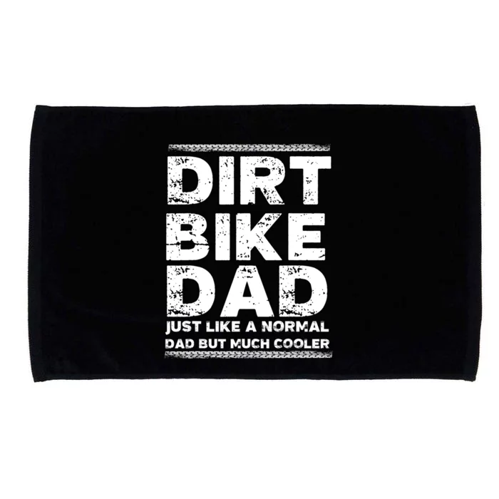 DIRT BIKE DAD Bike Cute Gift Motocross Enduro Funny Gift Microfiber Hand Towel