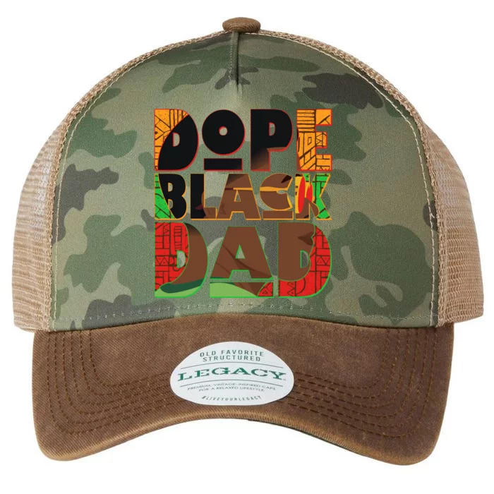 Dope Black Dad Legacy Tie Dye Trucker Hat