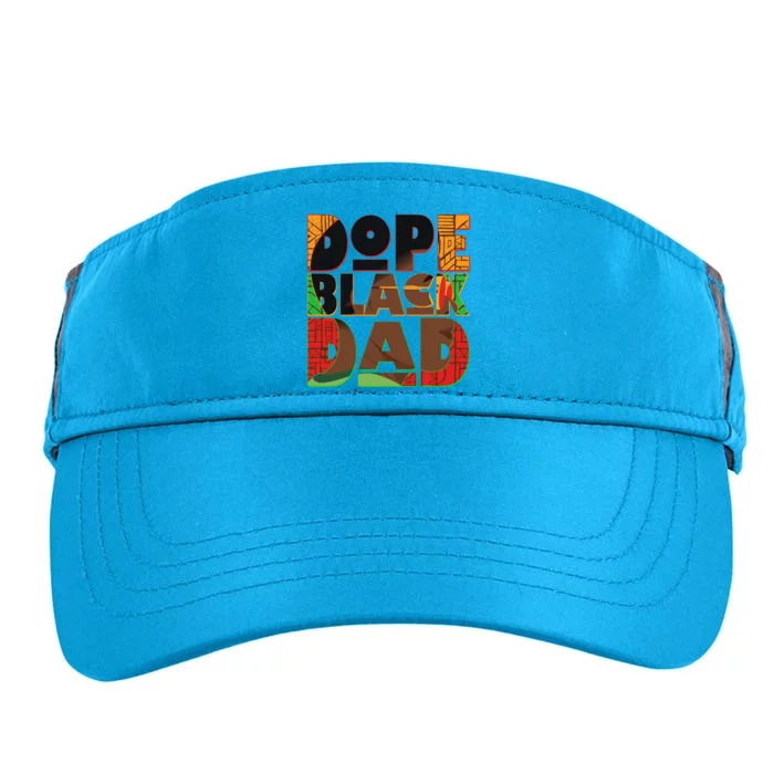 Dope Black Dad Adult Drive Performance Visor