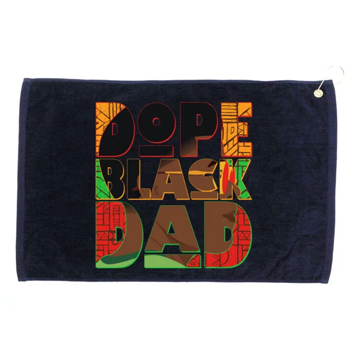 Dope Black Dad Grommeted Golf Towel