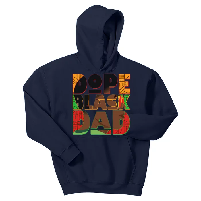 Dope Black Dad Kids Hoodie