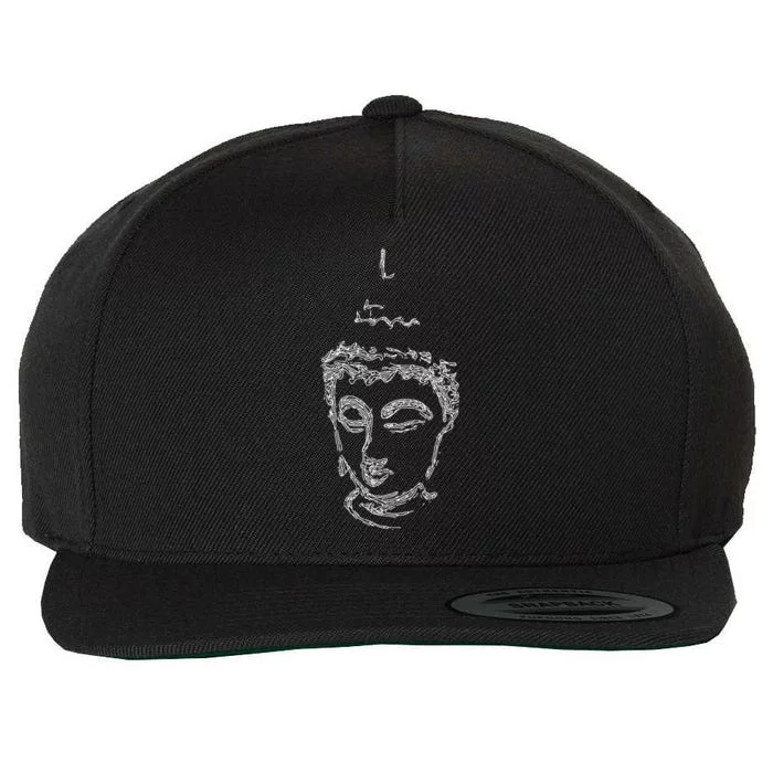 Drypoint Buddha Wool Snapback Cap