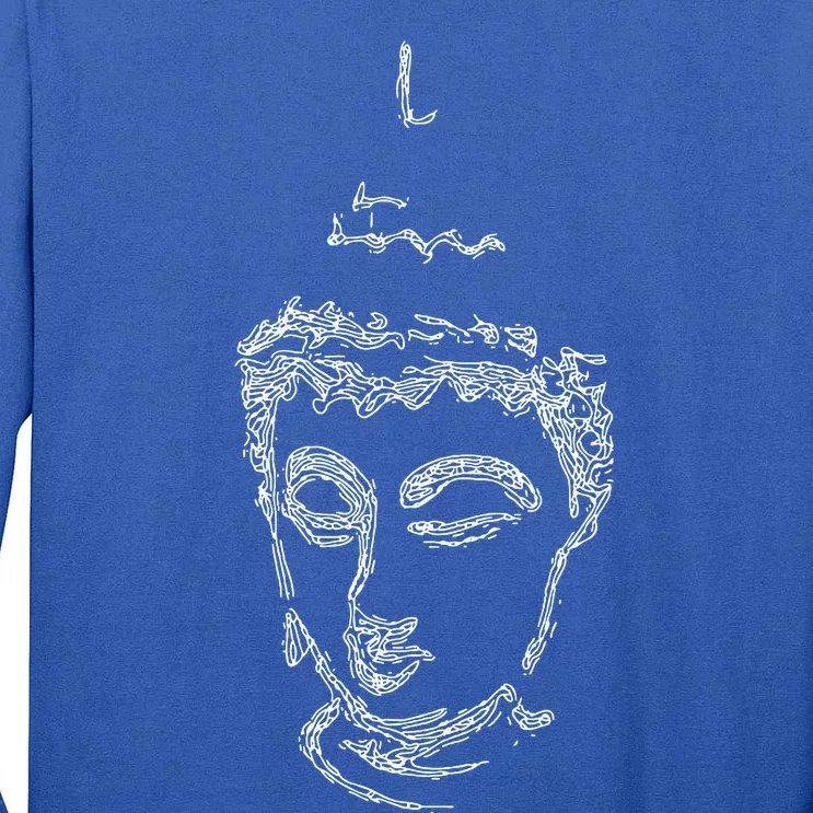 Drypoint Buddha Tall Long Sleeve T-Shirt