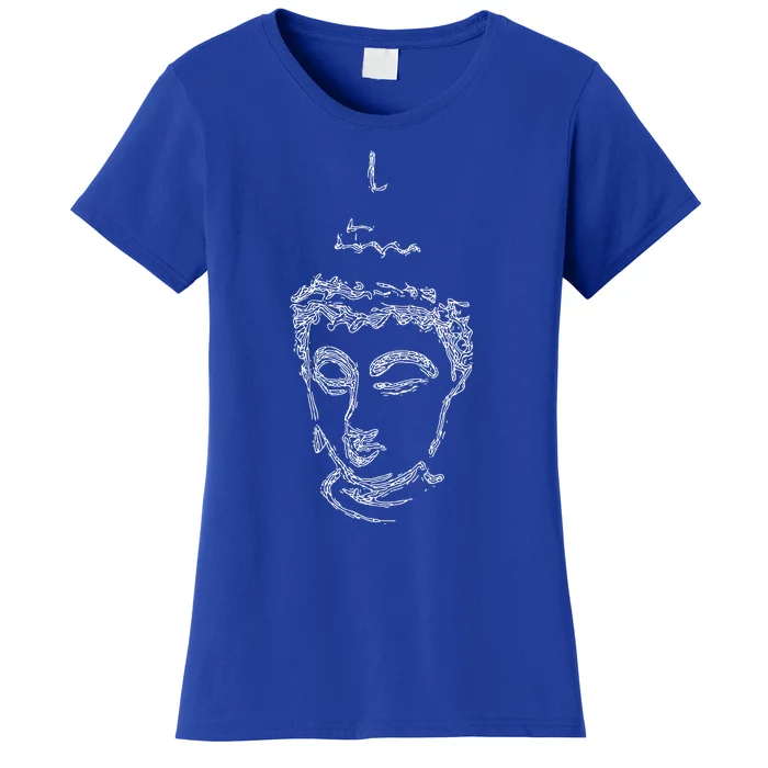 Drypoint Buddha Women's T-Shirt