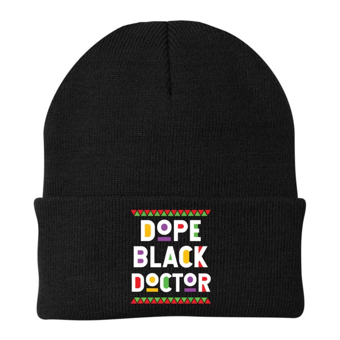 Dope Black Doctor African American Job Proud Profession Knit Cap Winter Beanie