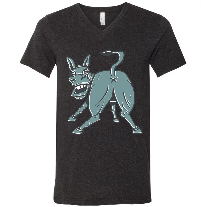 Amazing Donkey Butt V-Neck T-Shirt