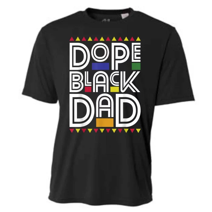 Dope Black Dad Black History Month Juneteenth 1865 Cooling Performance Crew T-Shirt