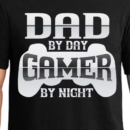 Dad By Day Gamer By Night Funny Nerdy Video Game Dad Pajama Set