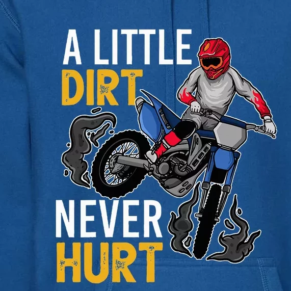 Dirt Bike Design Motorbike Racing Premium Hoodie