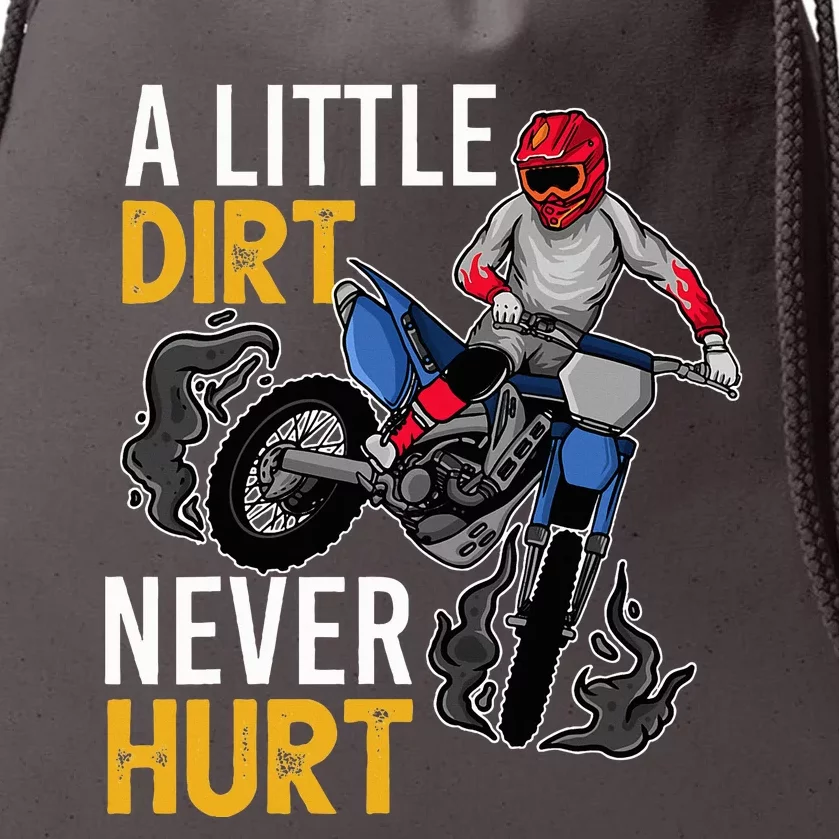 Dirt Bike Design Motorbike Racing Drawstring Bag