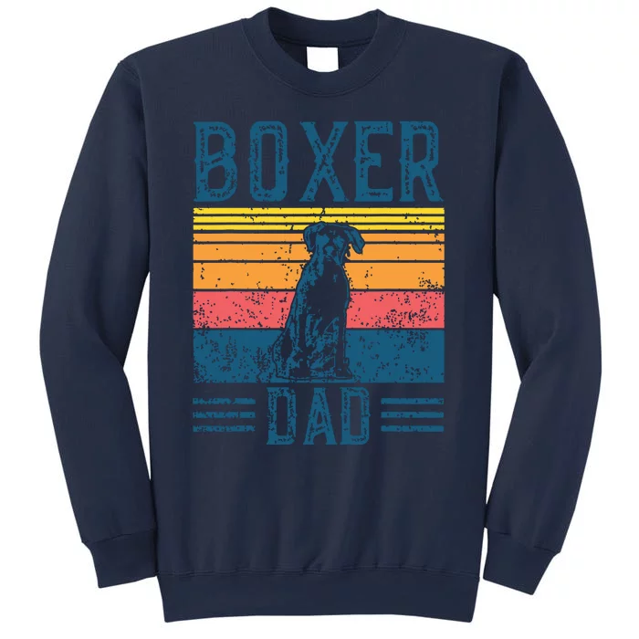 Dog Boxer Dad Vintage Boxer Dad Sweatshirt