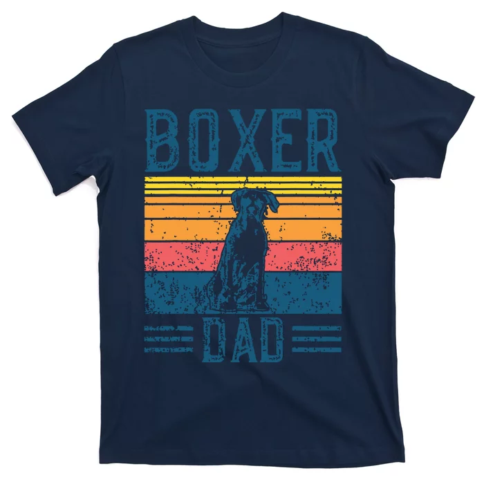 Dog Boxer Dad Vintage Boxer Dad T-Shirt