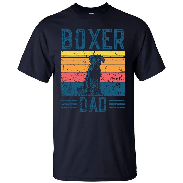 Dog Boxer Dad Vintage Boxer Dad Tall T-Shirt