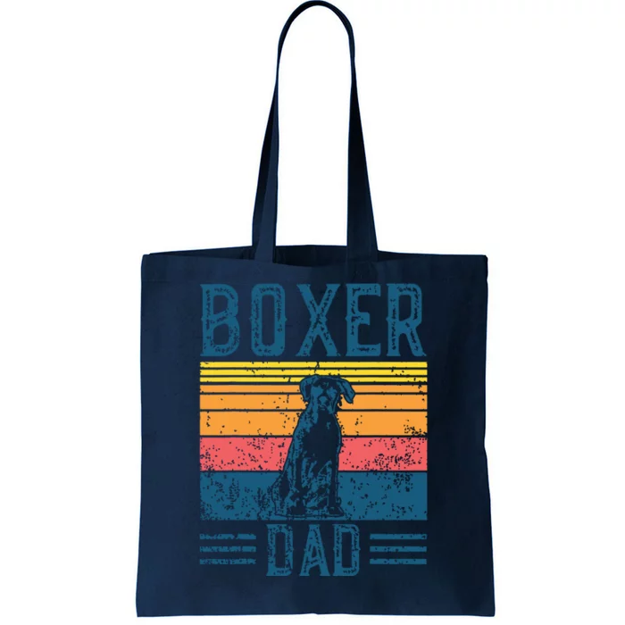 Dog Boxer Dad Vintage Boxer Dad Tote Bag