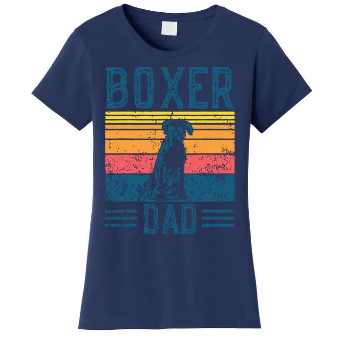 Dog Boxer Dad Vintage Boxer Dad Women's T-Shirt