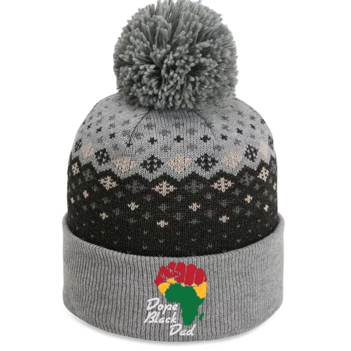 Dope Black Dad Black History Month The Baniff Cuffed Pom Beanie