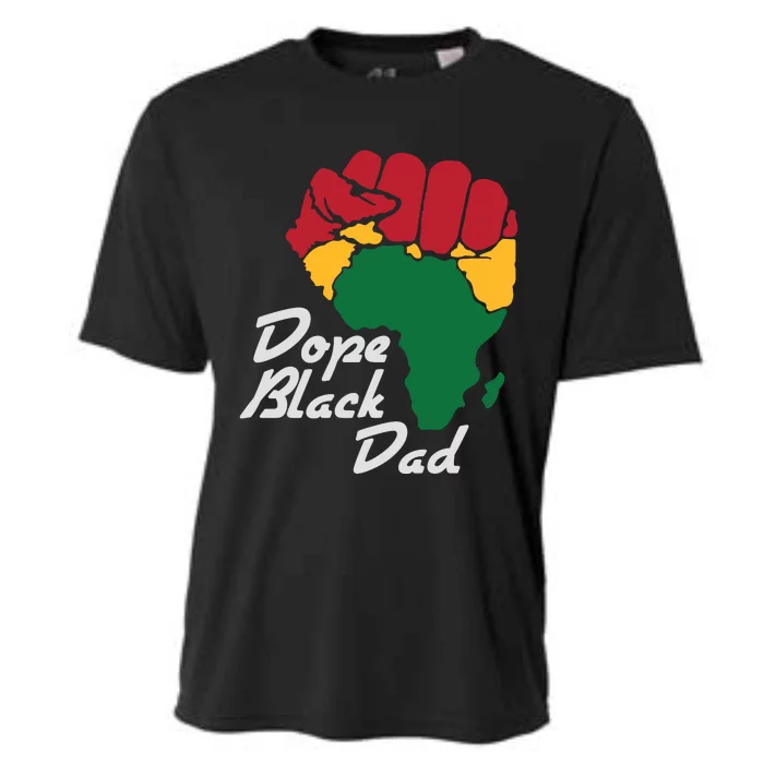 Dope Black Dad Black History Month Cooling Performance Crew T-Shirt