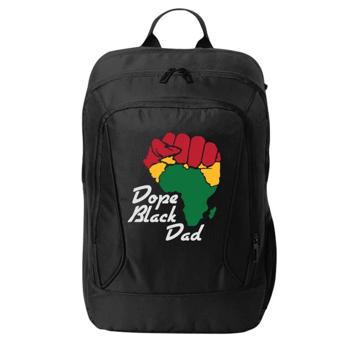 Dope Black Dad Black History Month City Backpack