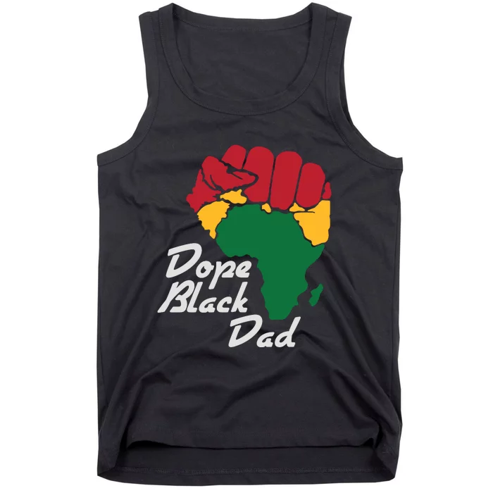 Dope Black Dad Black History Month Tank Top