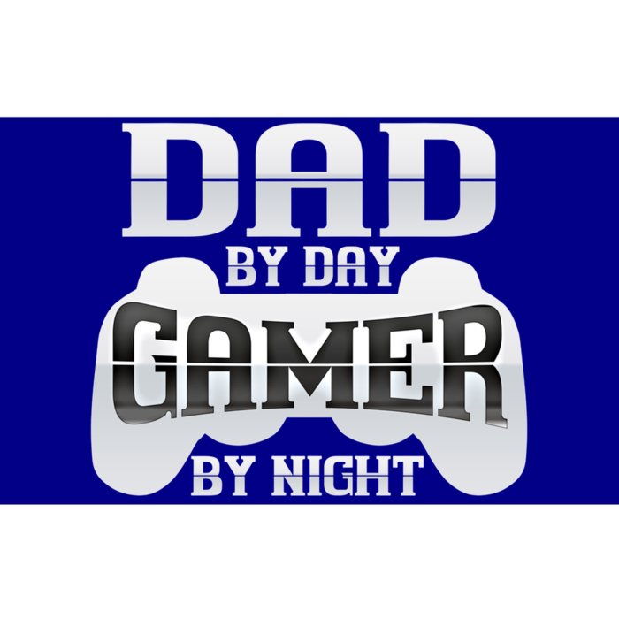 Dad By Day Gamer By Night Funny Nerdy Video Game Dad Great Gift Bumper Sticker