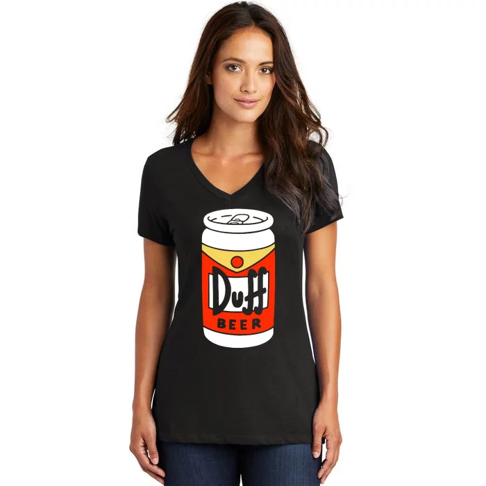 Duff Beer Women's V-Neck T-Shirt