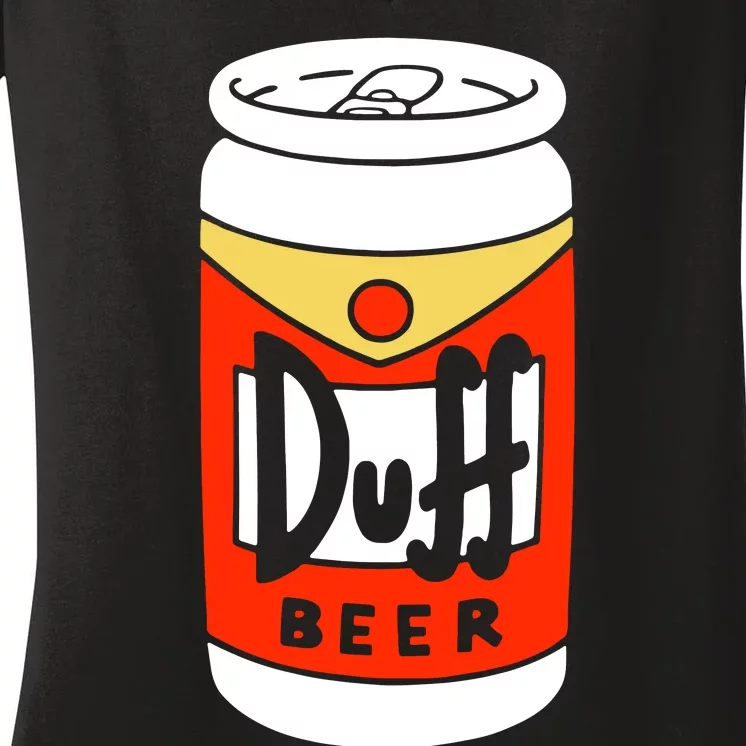 Duff Beer Women's V-Neck T-Shirt