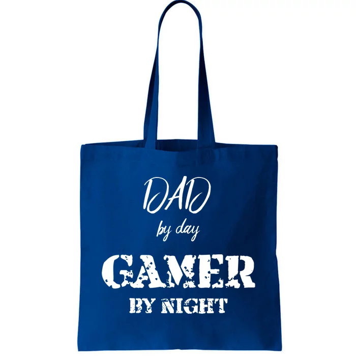 Dad By Day Gamer By Night Gift Tote Bag