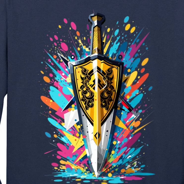 Dynamic Broadsword Tall Long Sleeve T-Shirt